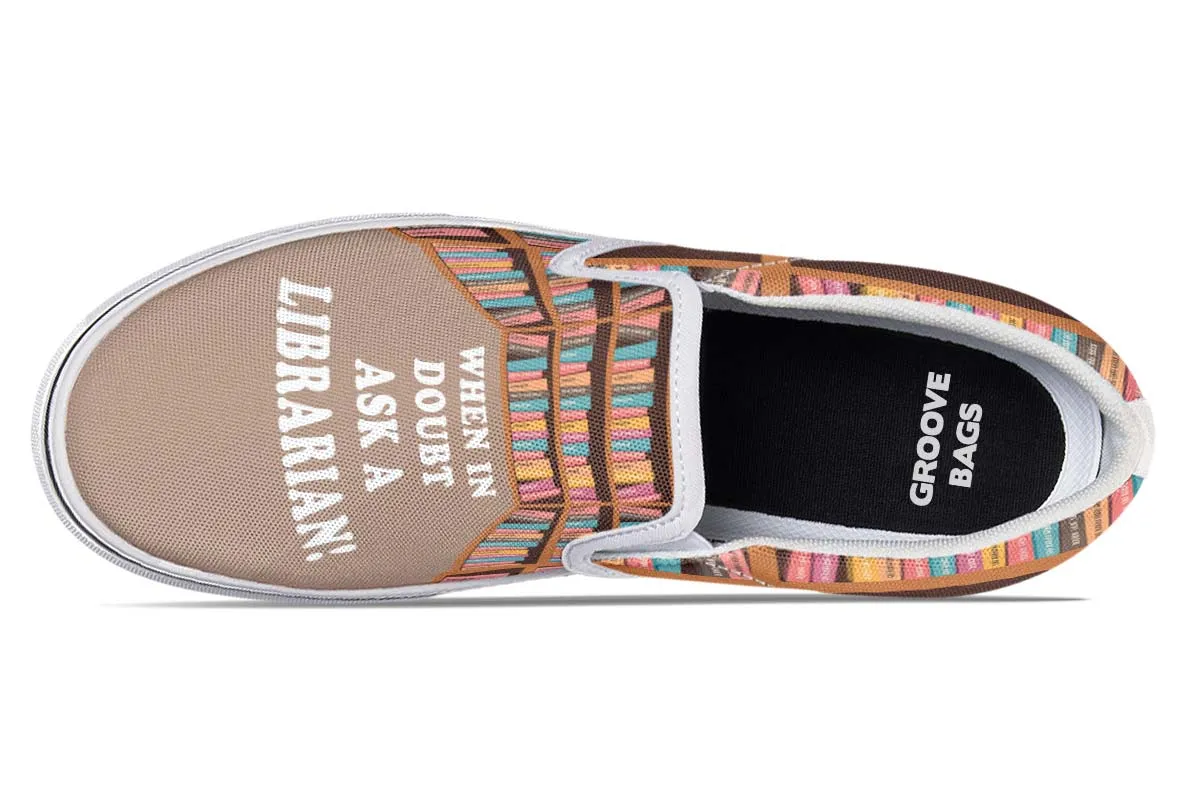 Librarian Life Slip-On Shoes