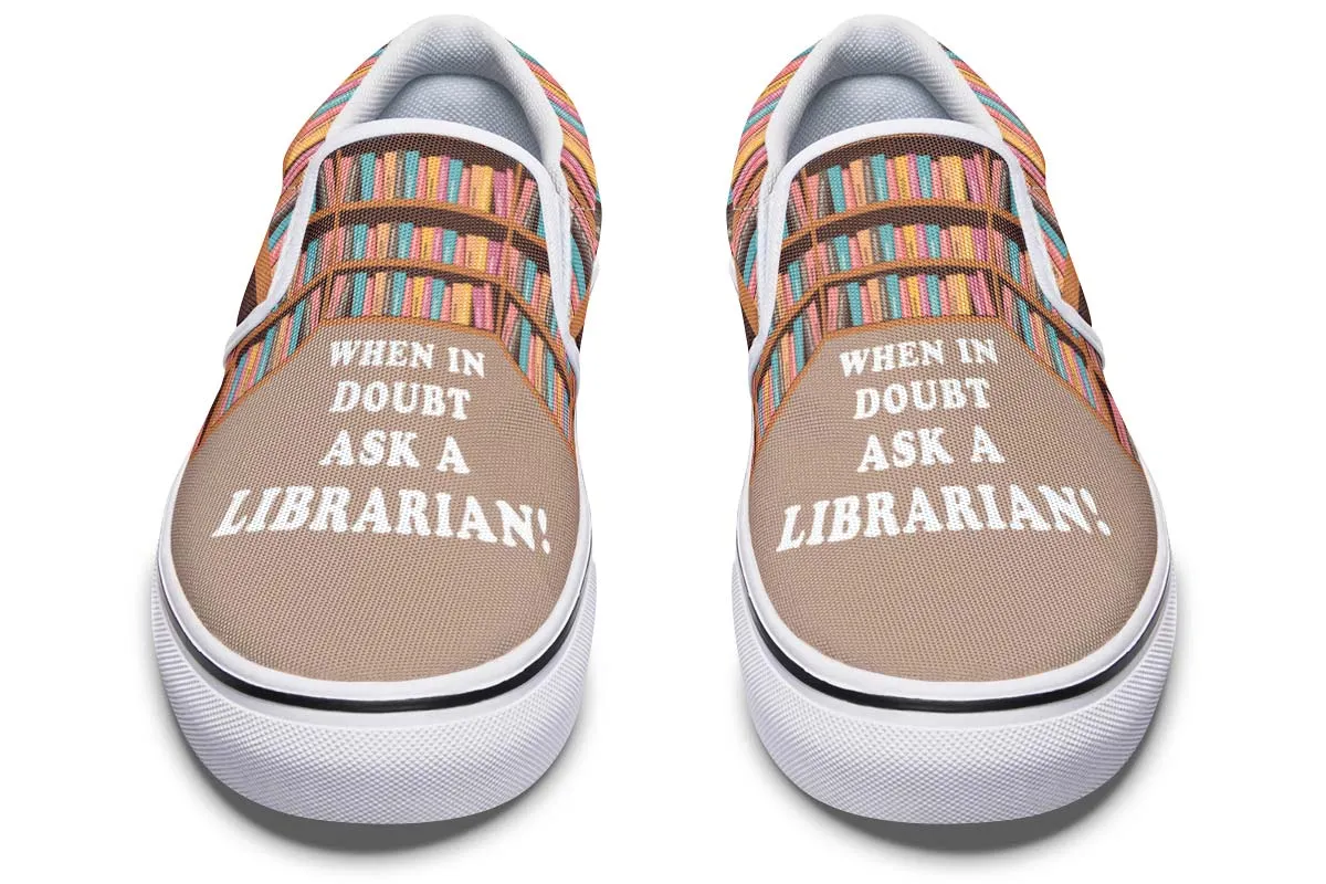 Librarian Life Slip-On Shoes