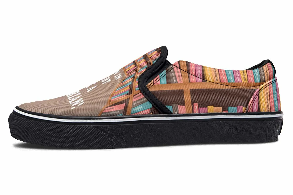 Librarian Life Slip-On Shoes