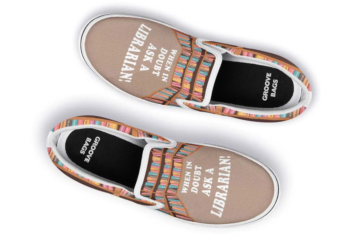 Librarian Life Slip-On Shoes
