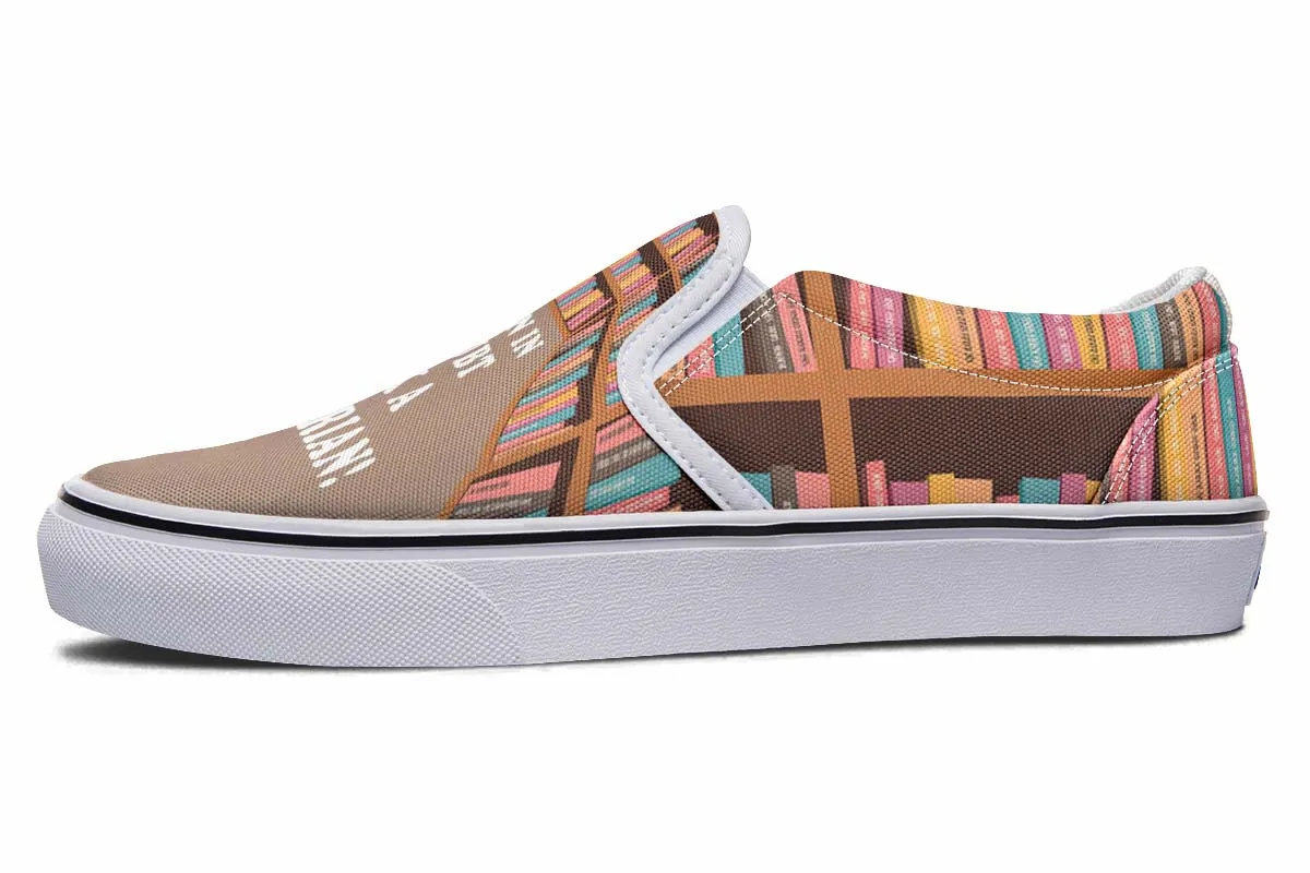 Librarian Life Slip-On Shoes