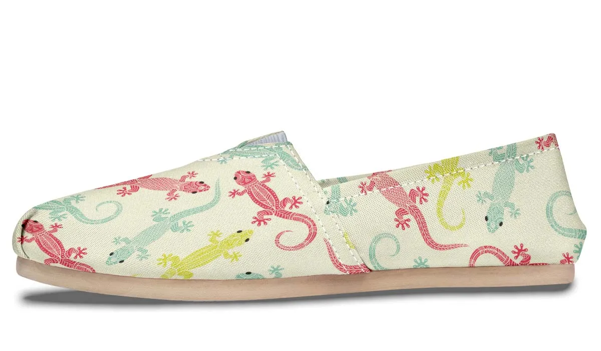 Lizard Pattern Casual Shoes