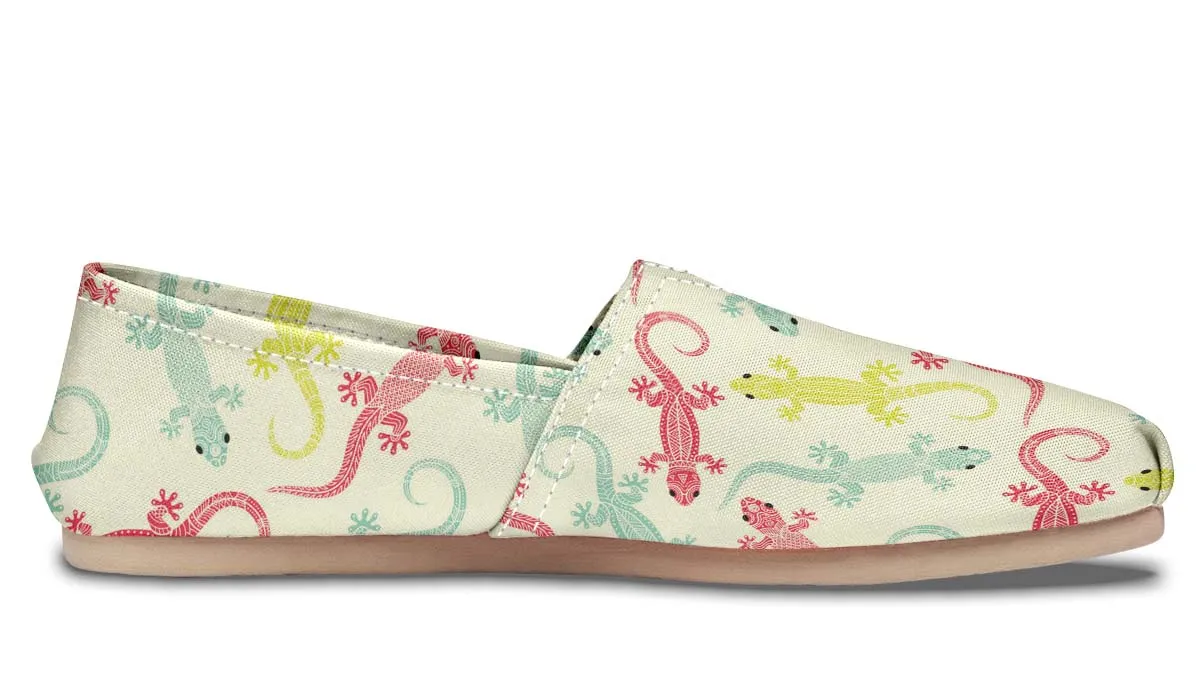 Lizard Pattern Casual Shoes