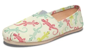 Lizard Pattern Casual Shoes