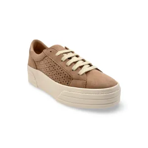 Lotta Beige Lace Up Sneaker