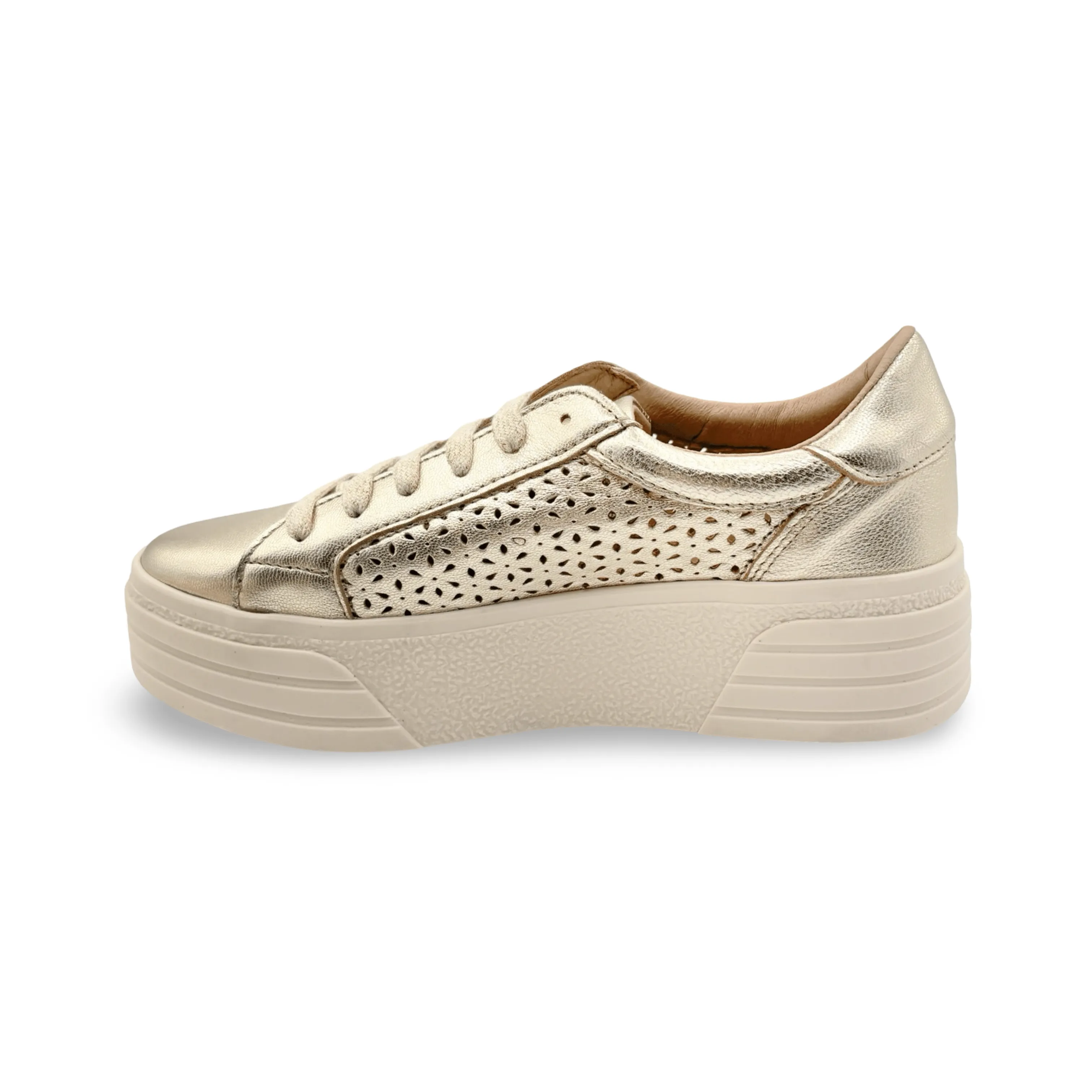 Lotta Gold Lace Up Platform Trainer