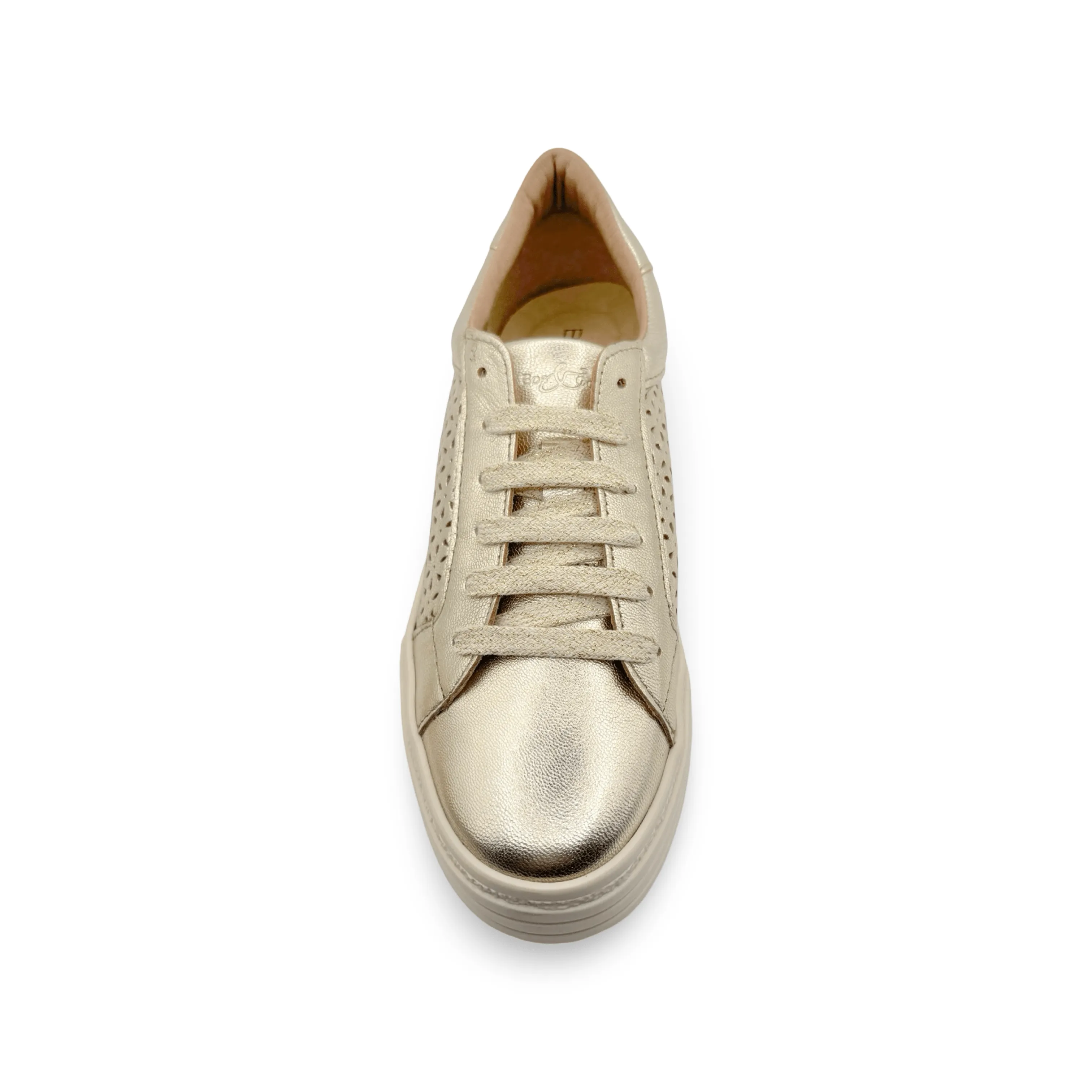 Lotta Gold Lace Up Platform Trainer