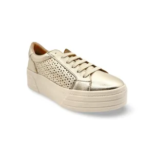 Lotta Gold Lace Up Platform Trainer