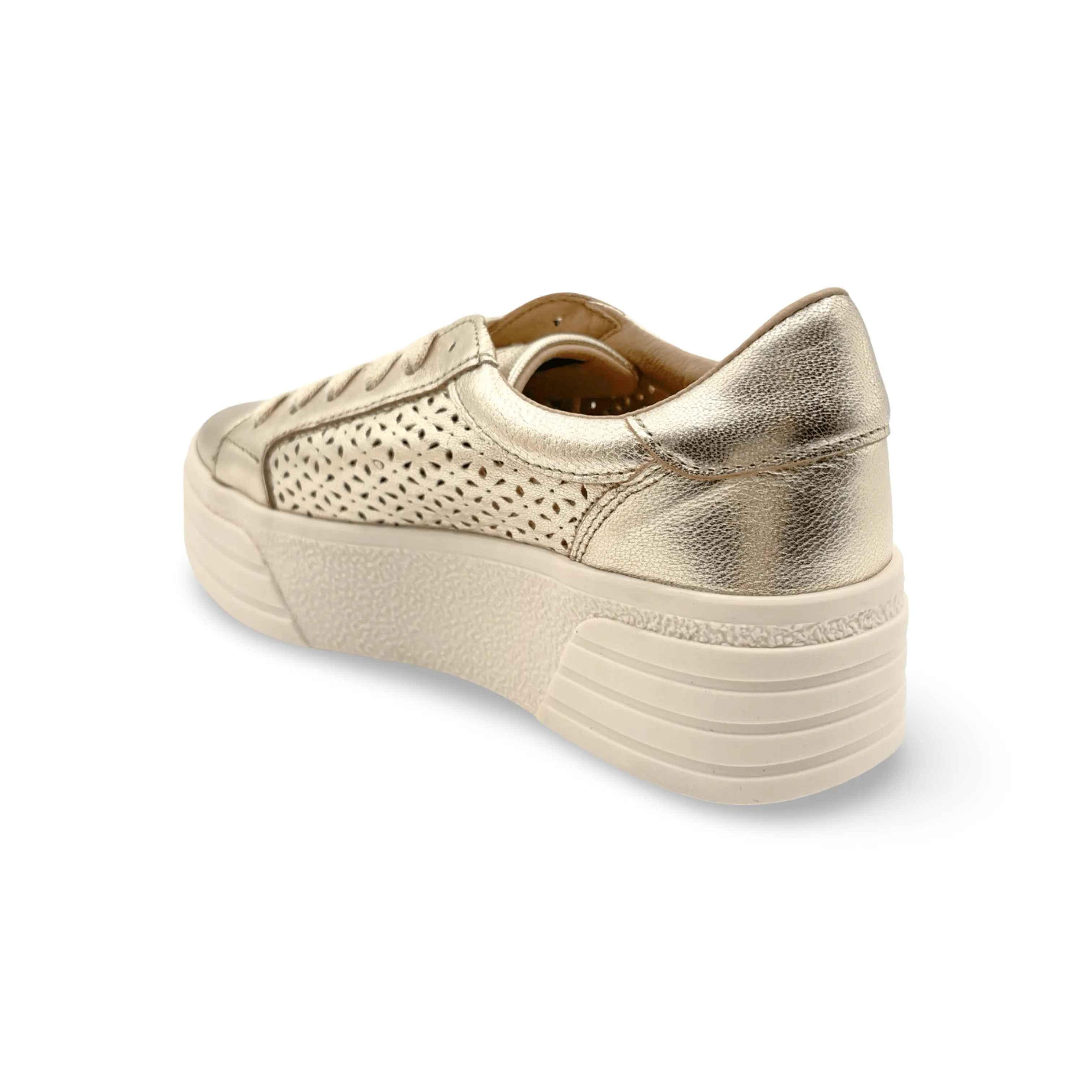Lotta Gold Lace Up Platform Trainer