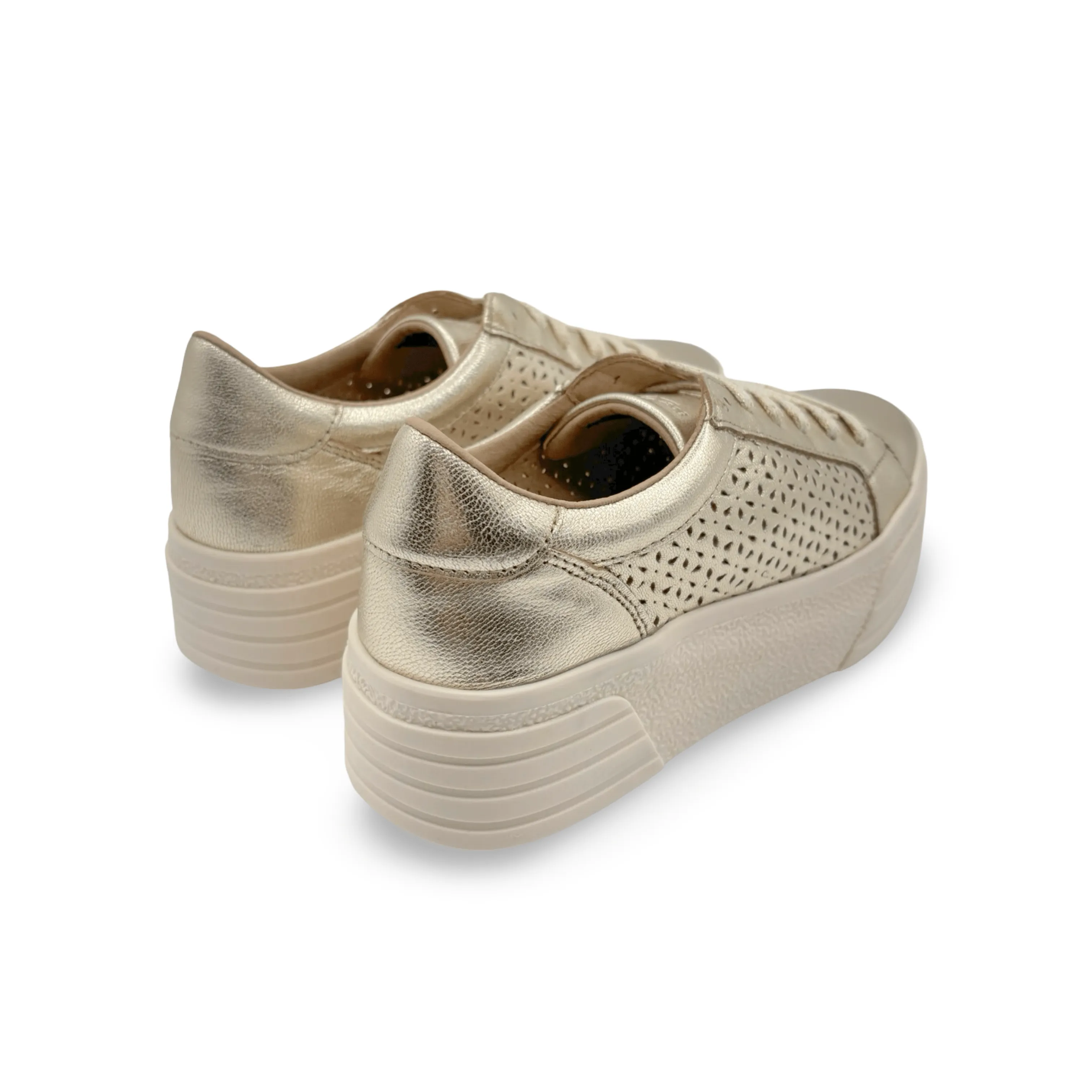 Lotta Gold Lace Up Platform Trainer
