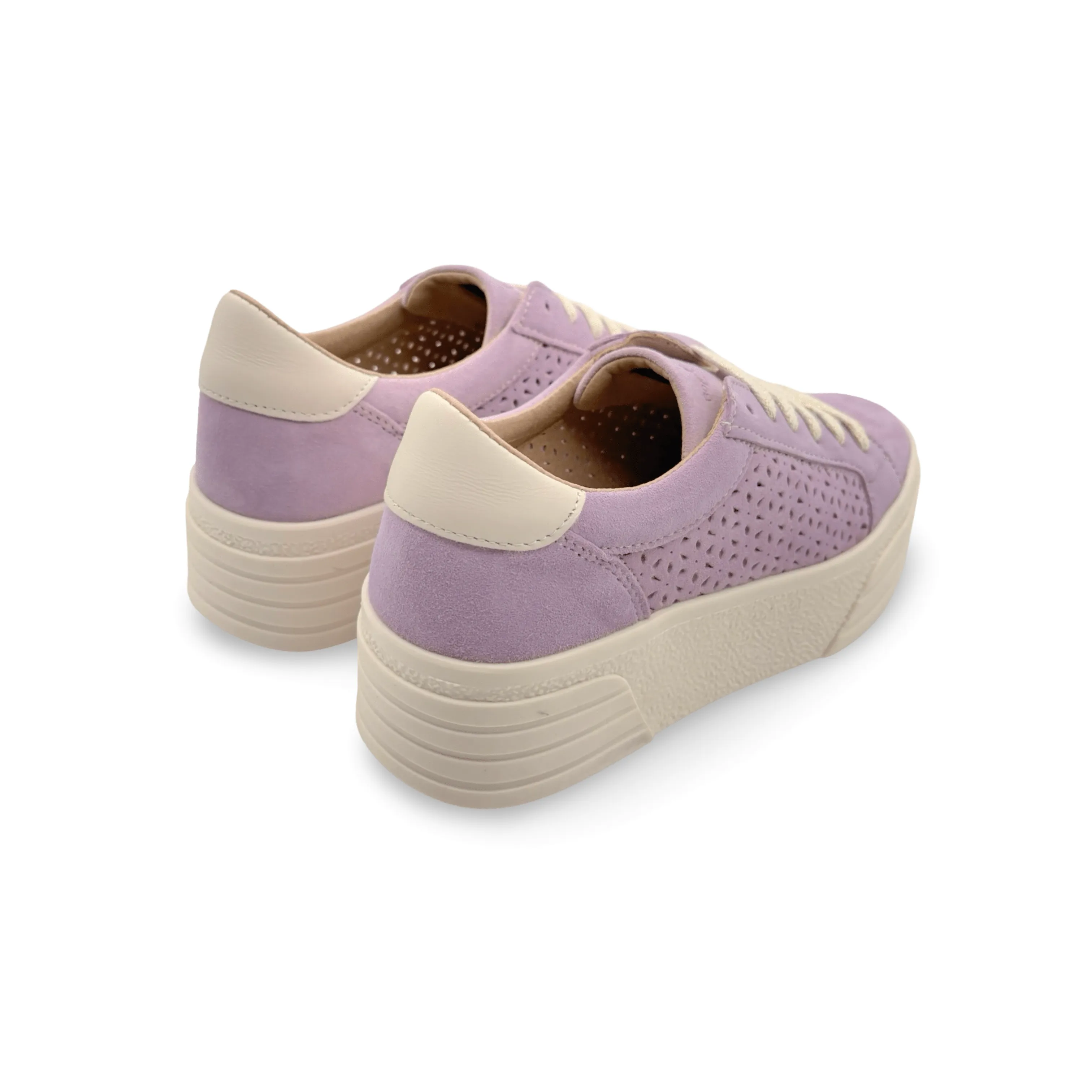 Lotta Lavender Lace Up Trainer