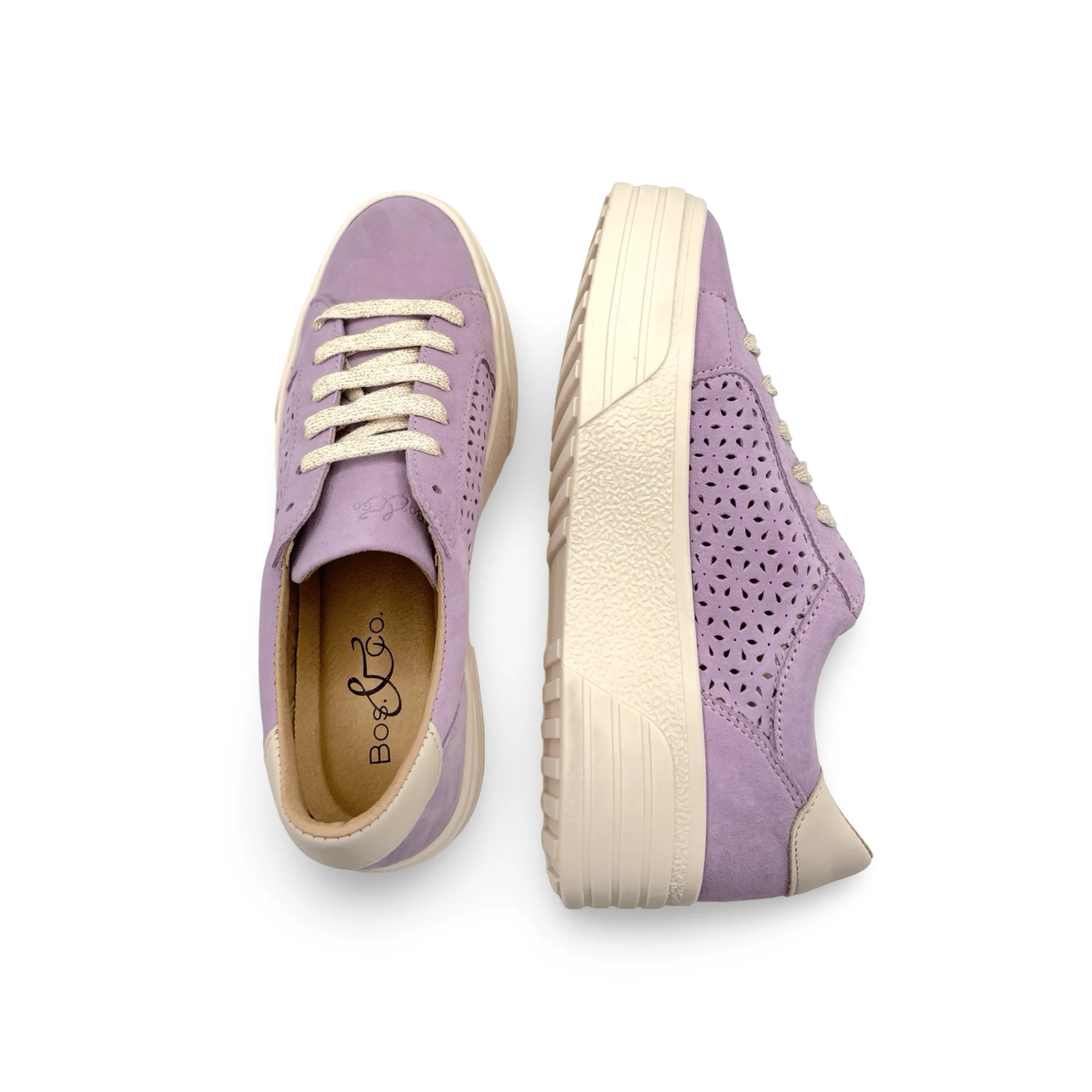 Lotta Lavender Lace Up Trainer