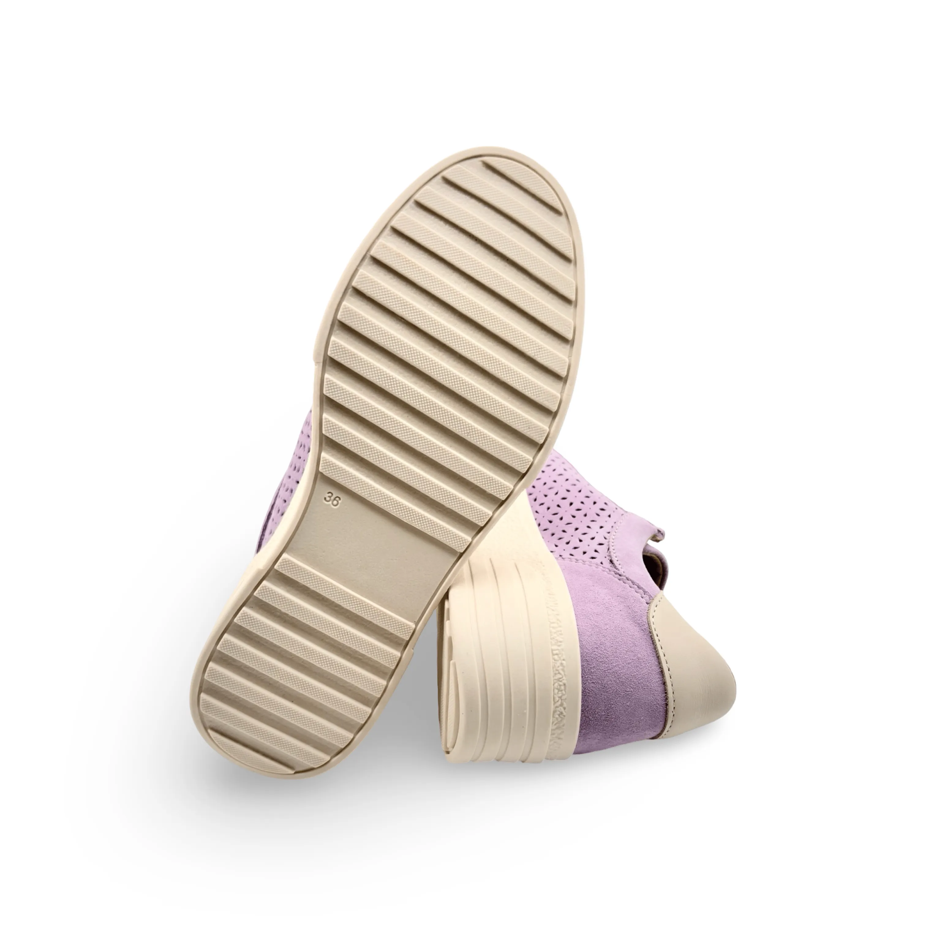 Lotta Lavender Lace Up Trainer