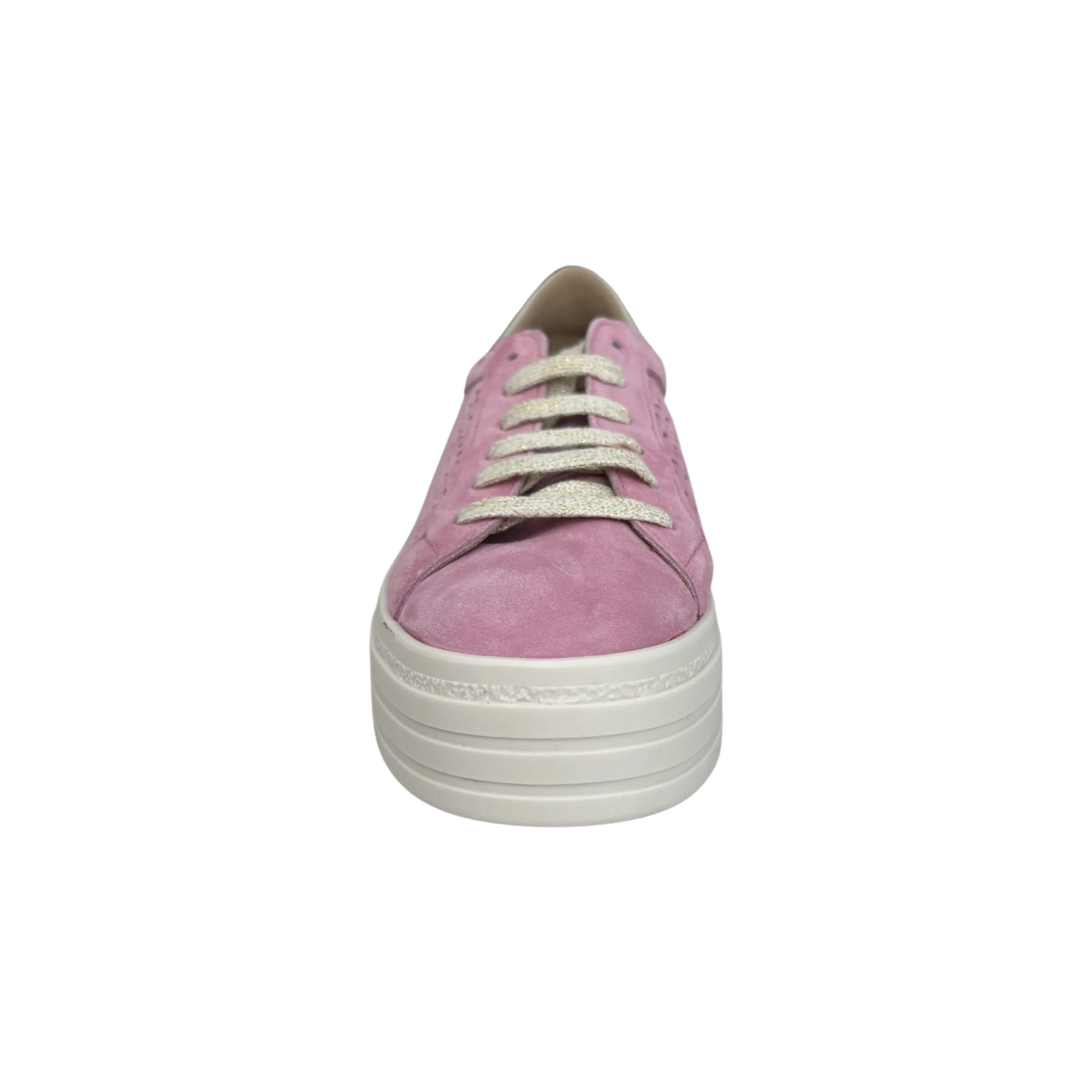 Lotta Pink Lace Up Trainer