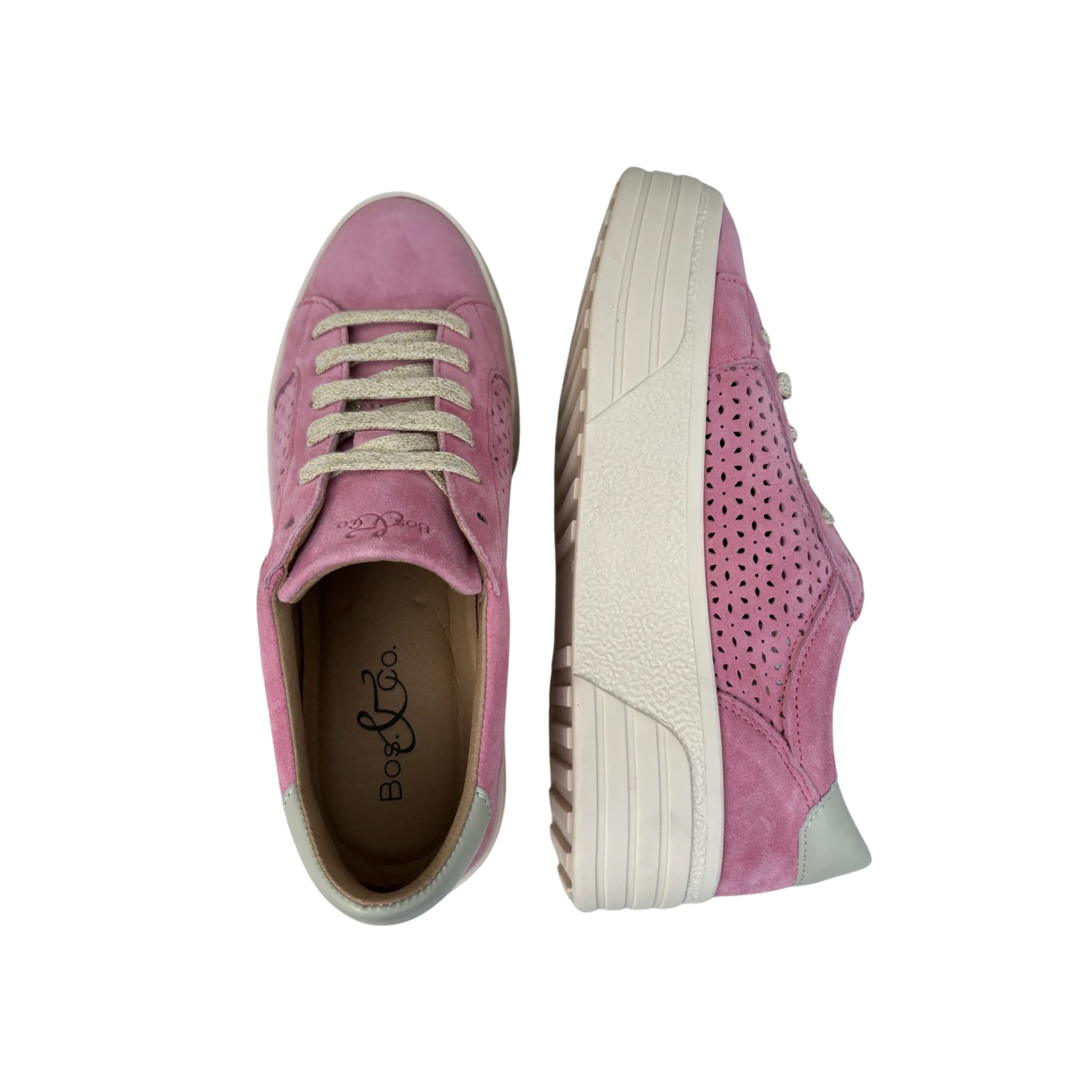 Lotta Pink Lace Up Trainer