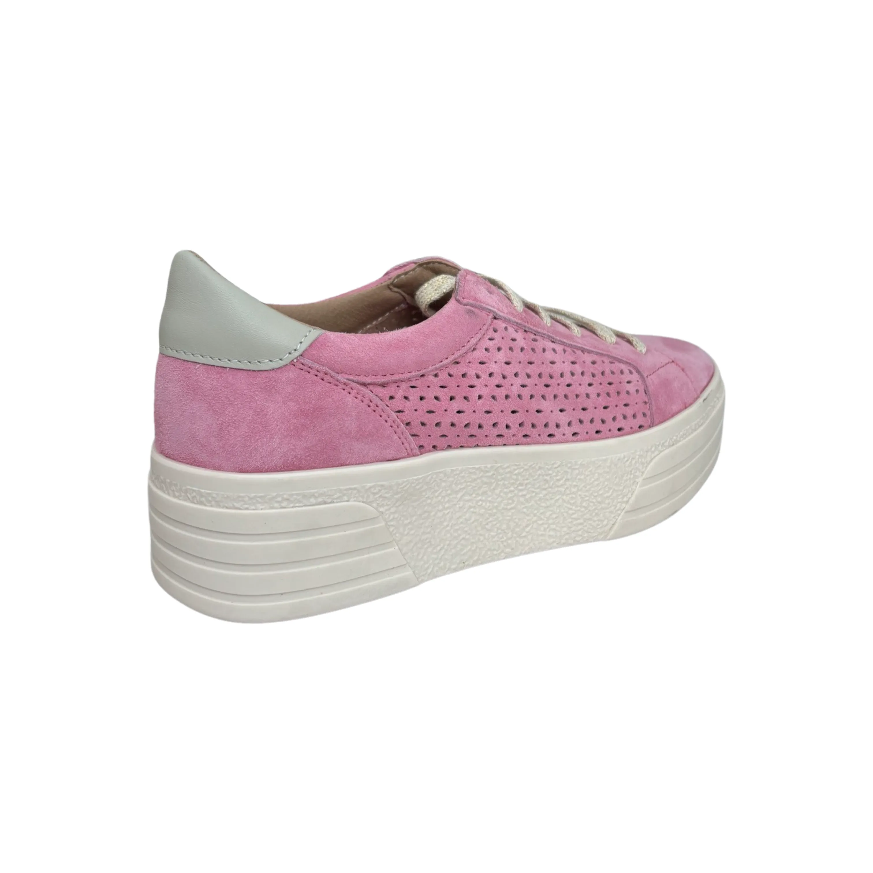 Lotta Pink Lace Up Trainer