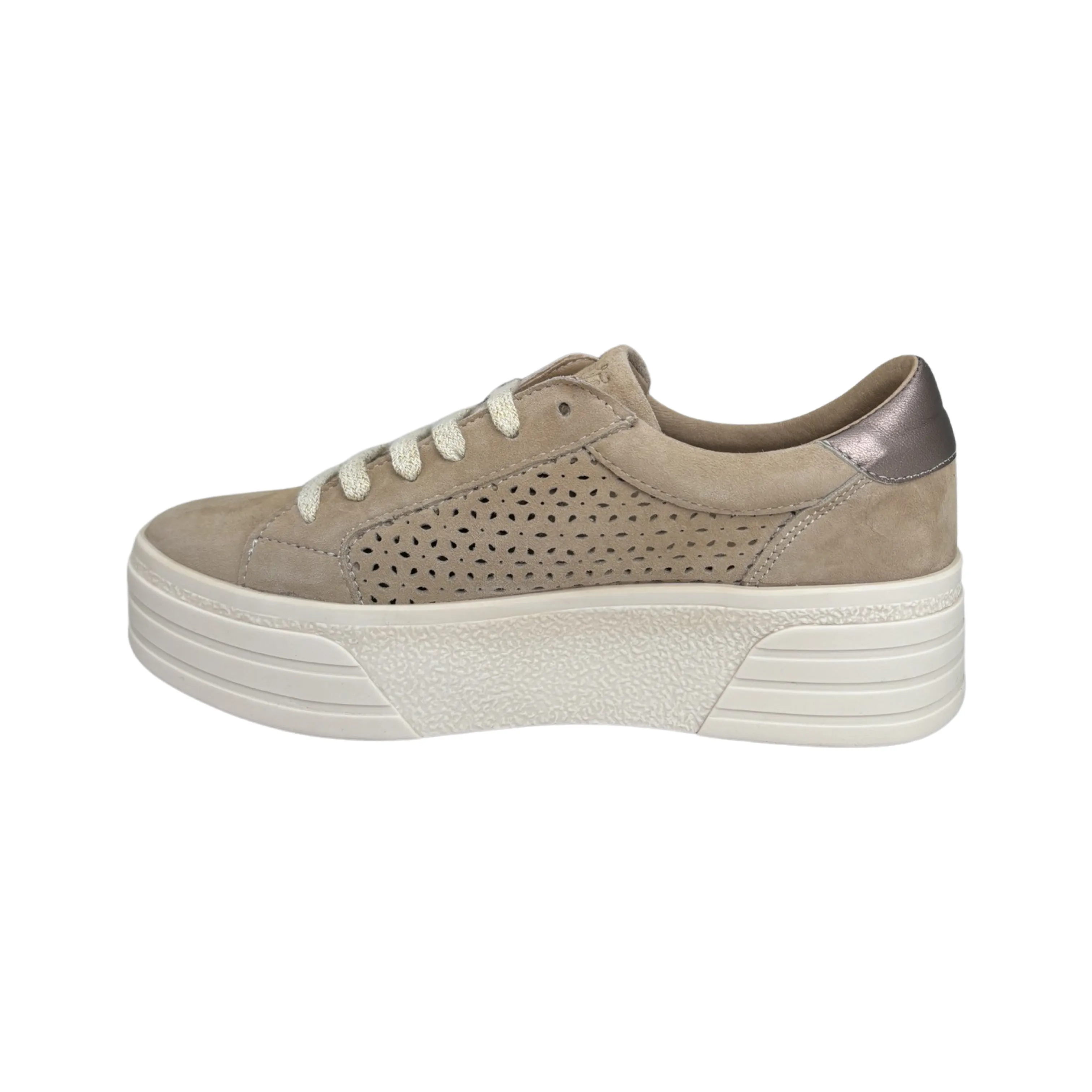 Lotta Suede Lace Up Trainer