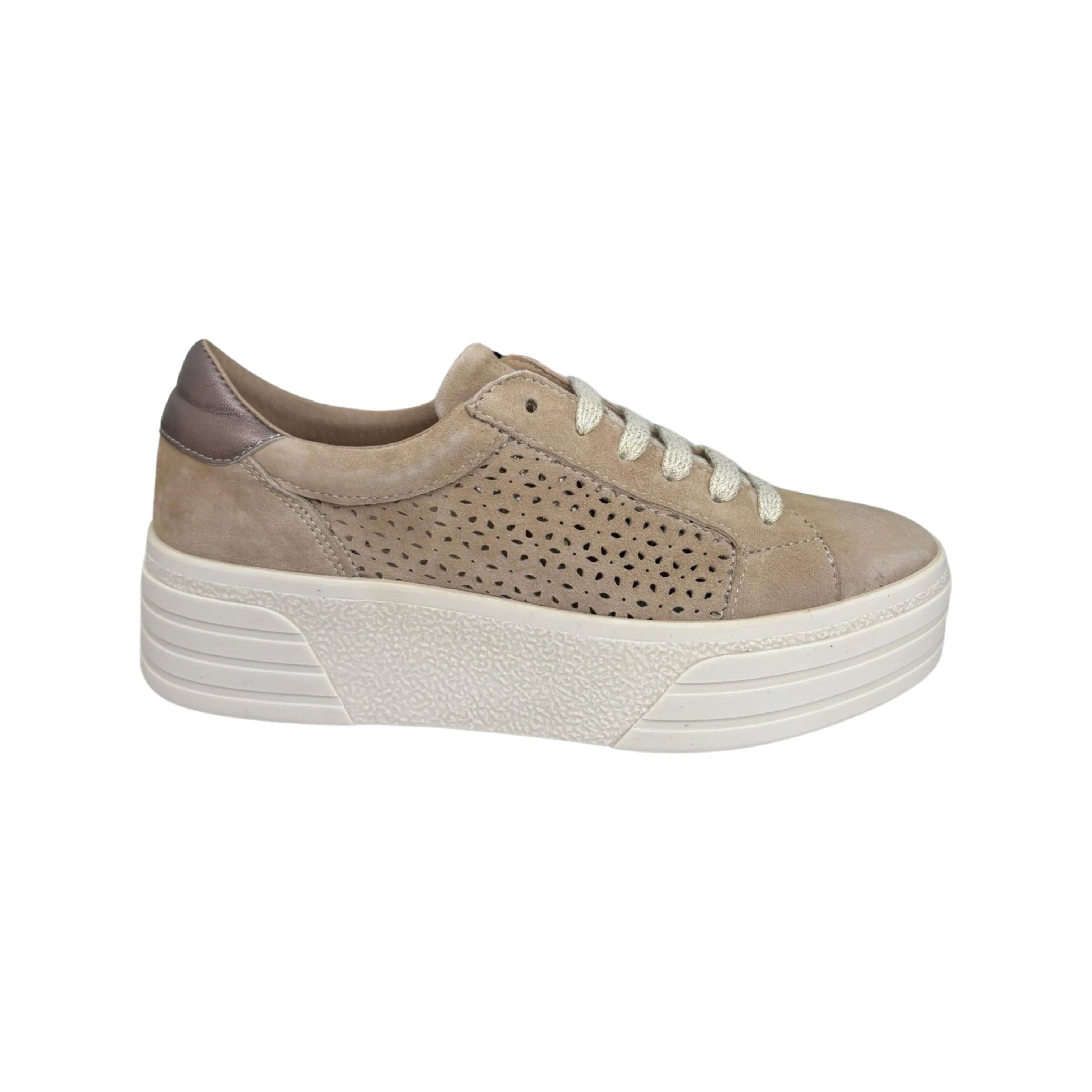 Lotta Suede Lace Up Trainer