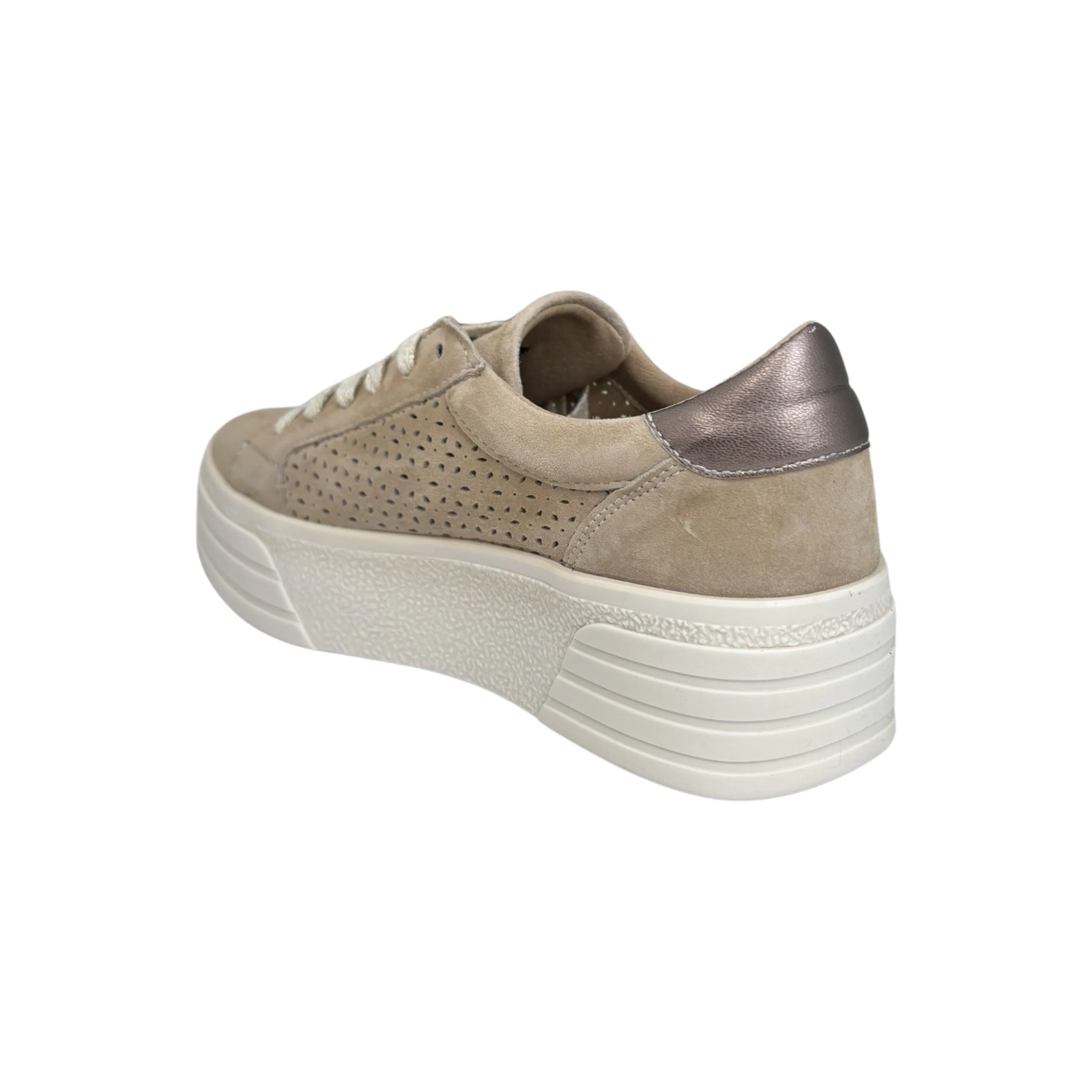 Lotta Suede Lace Up Trainer