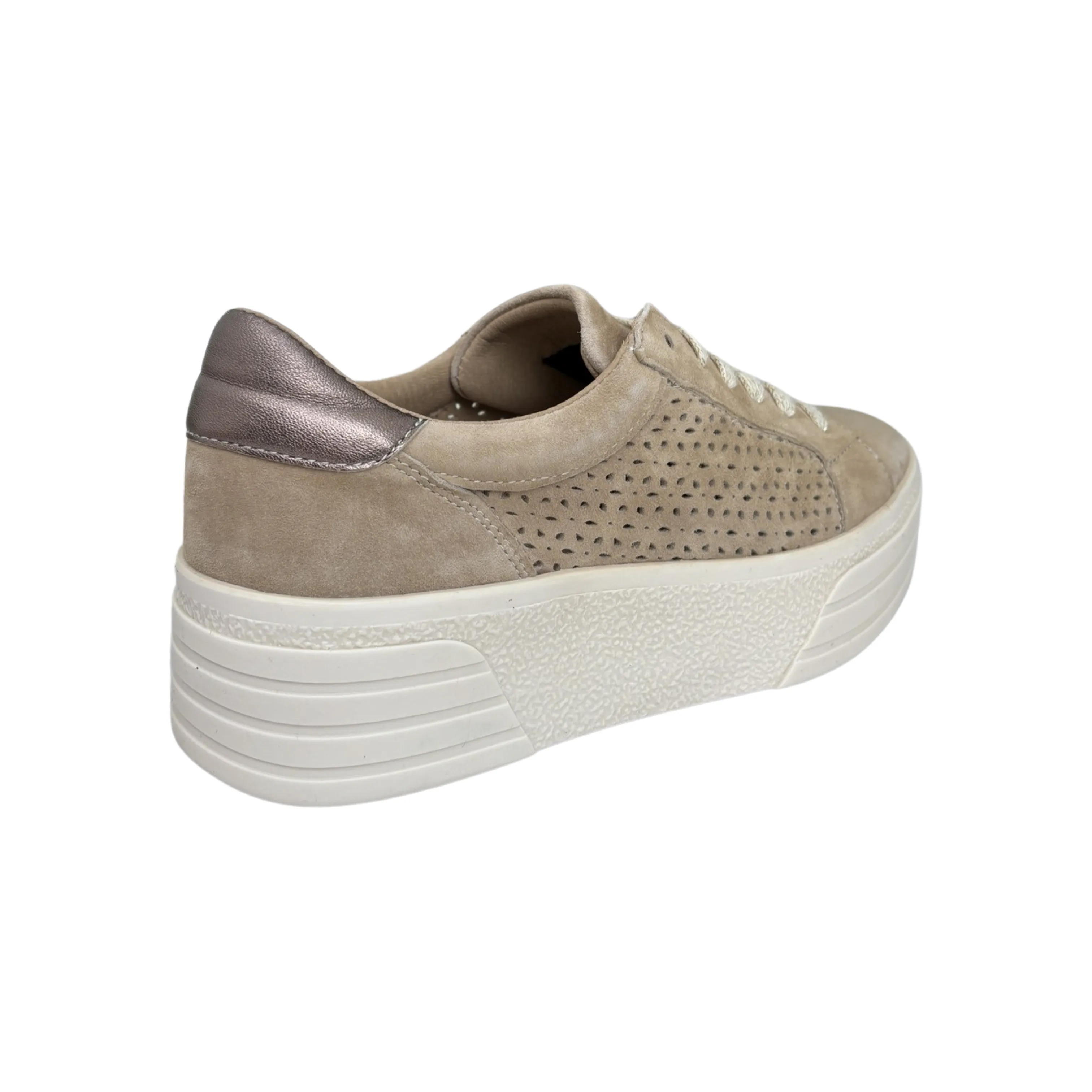 Lotta Suede Lace Up Trainer