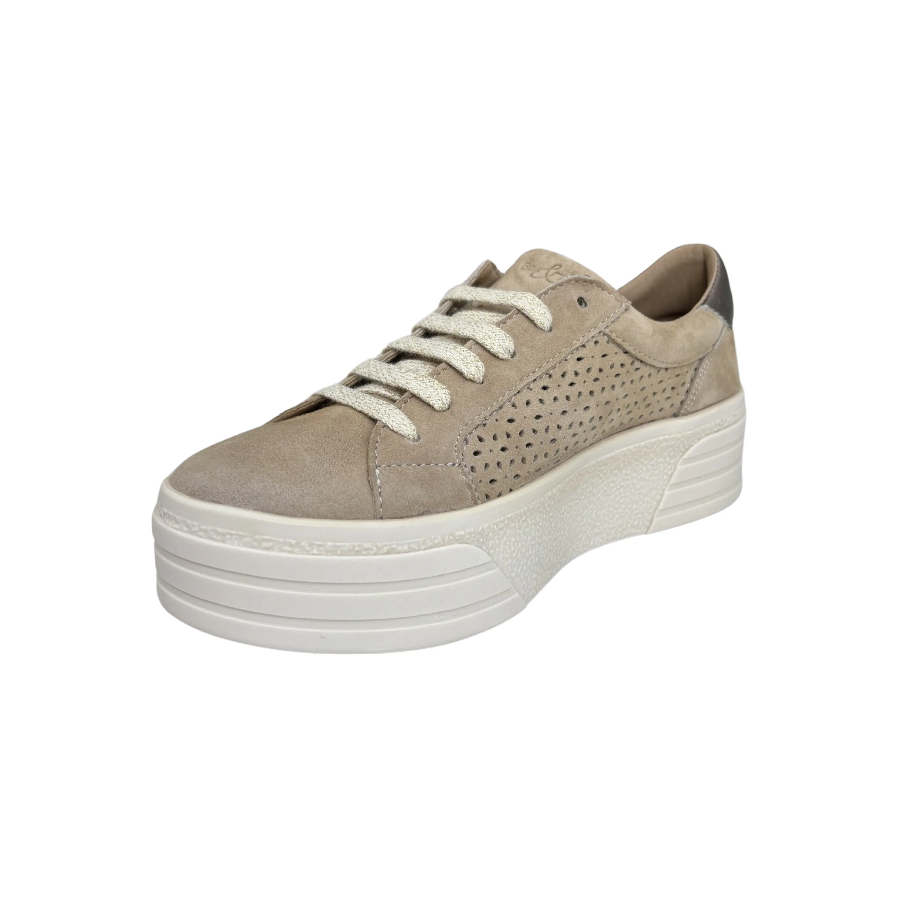 Lotta Suede Lace Up Trainer