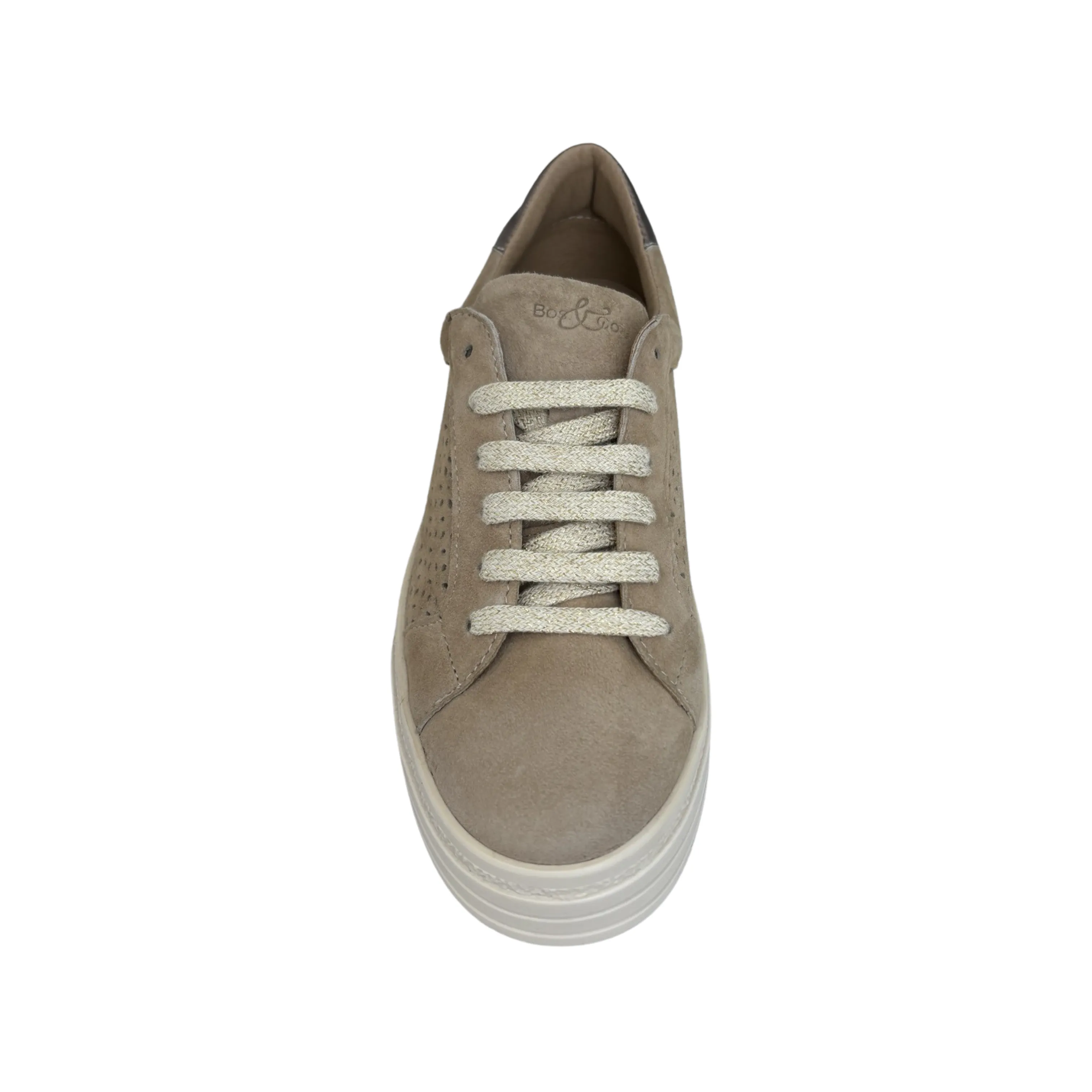 Lotta Suede Lace Up Trainer