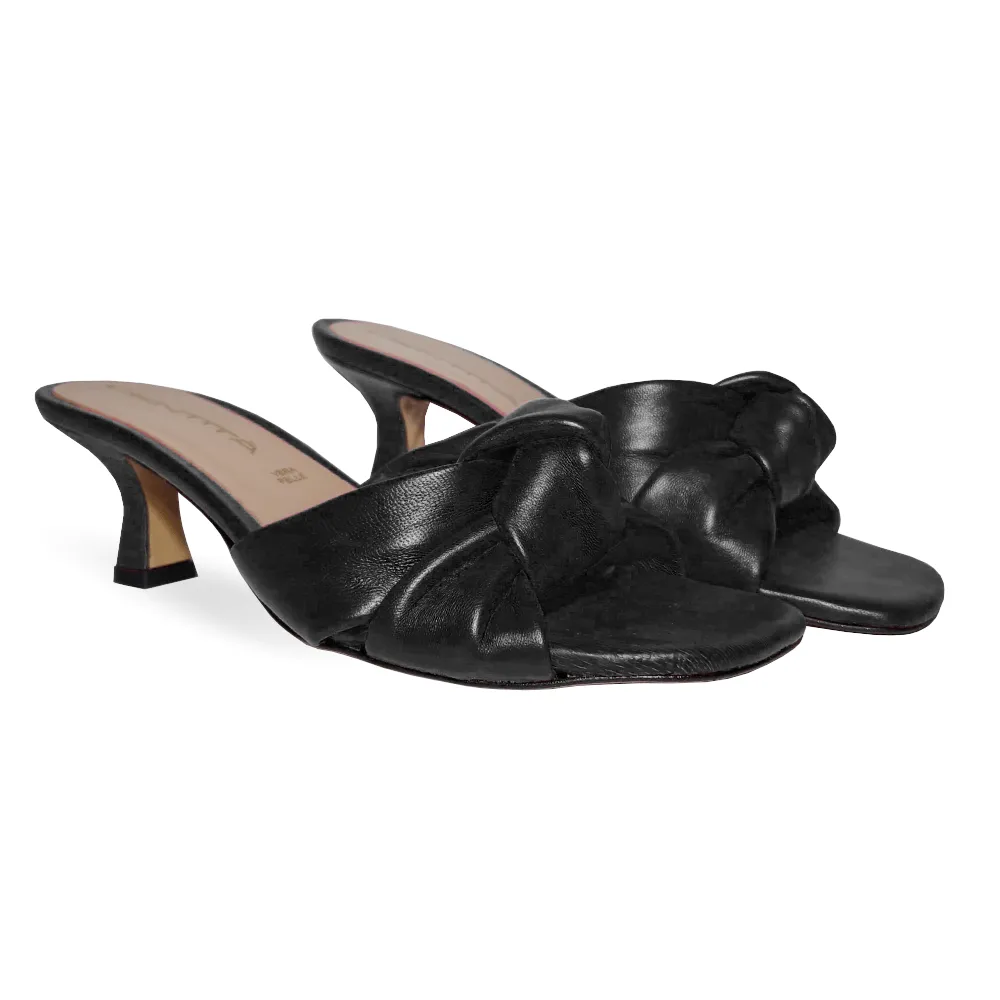 MARGAUX BLACK LEATHER