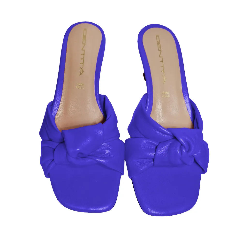 MARGAUX BLUE LEATHER