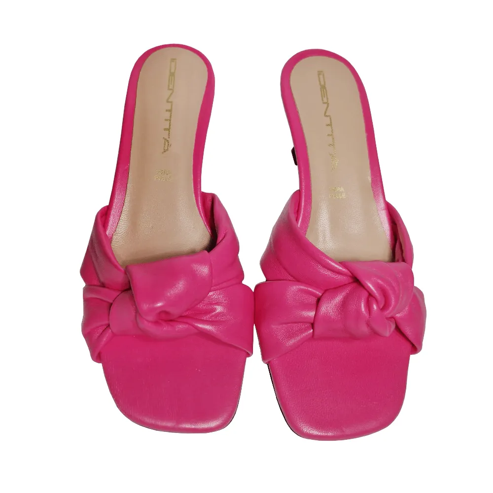 MARGAUX LEATHER FUCHSIA