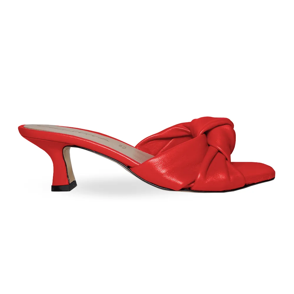 MARGAUX RED LEATHER