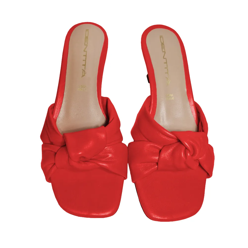 MARGAUX RED LEATHER