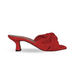 MARGAUX RED SUEDE