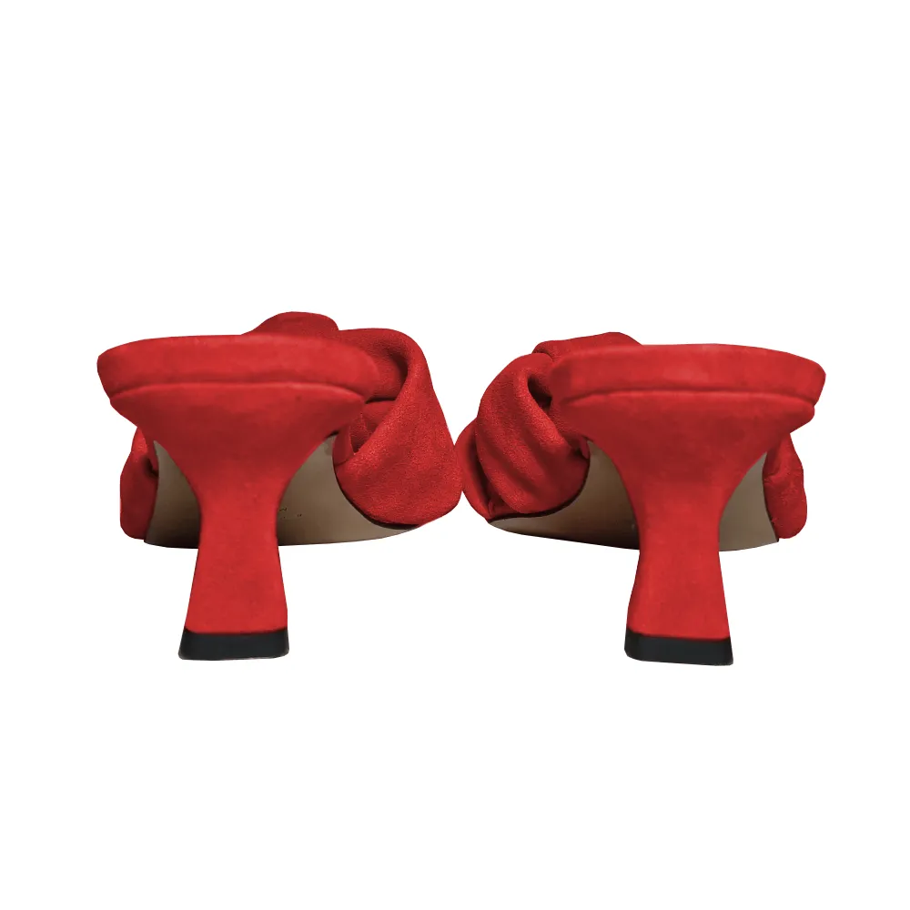 MARGAUX RED SUEDE