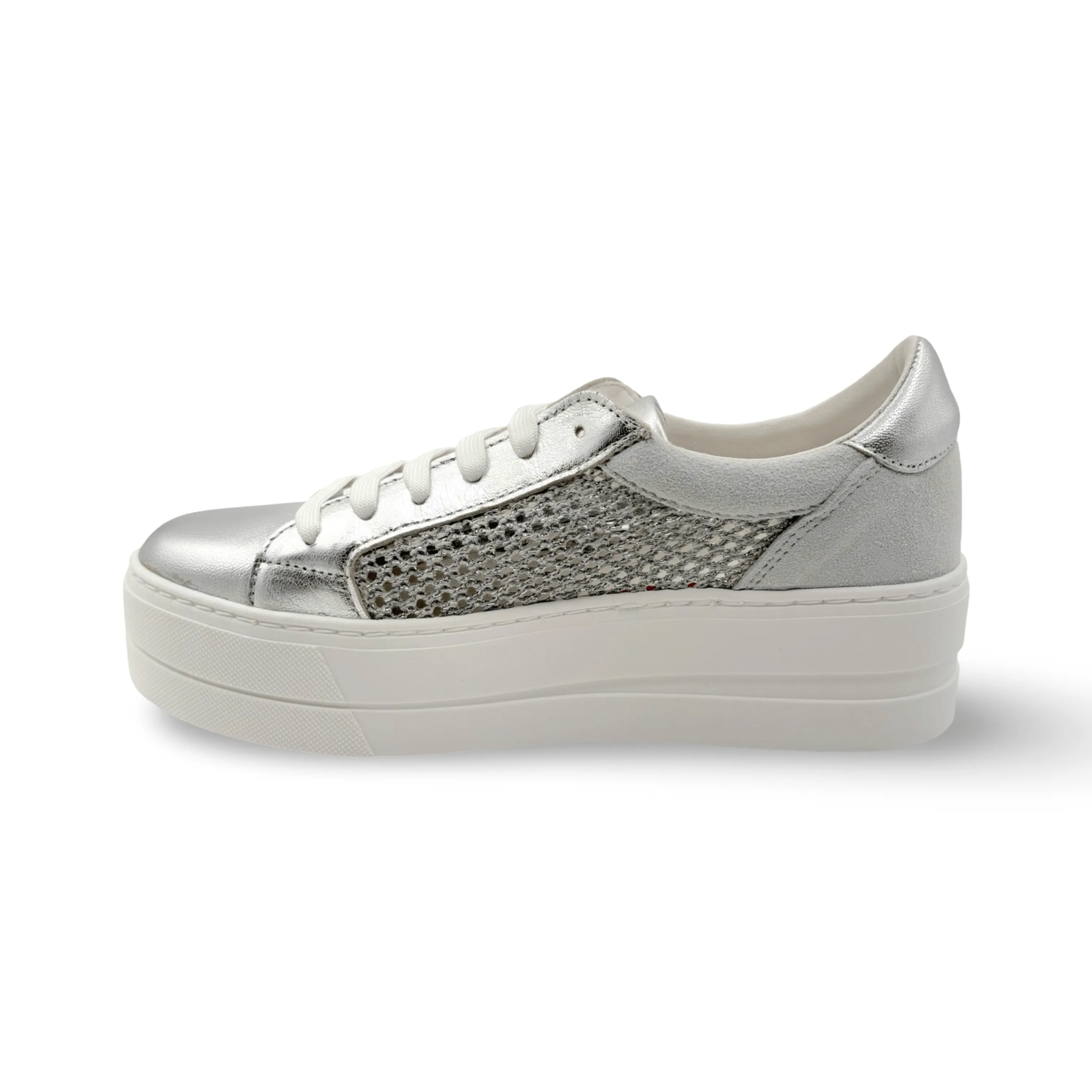 Marlo Silver Platform Trainer