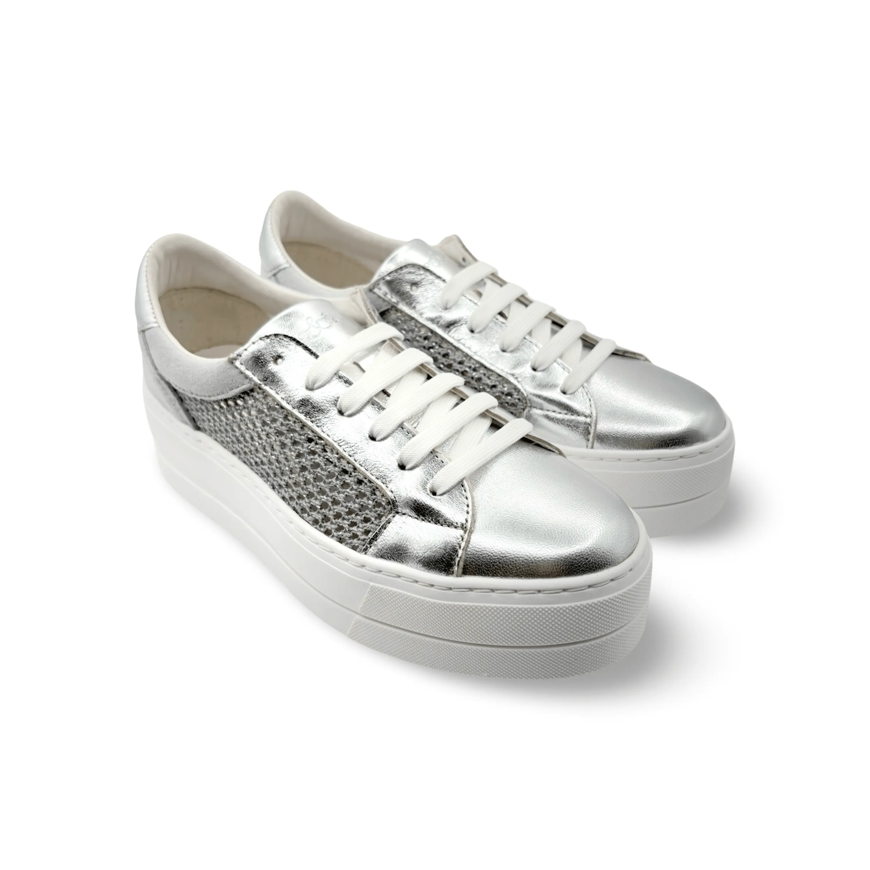 Marlo Silver Platform Trainer