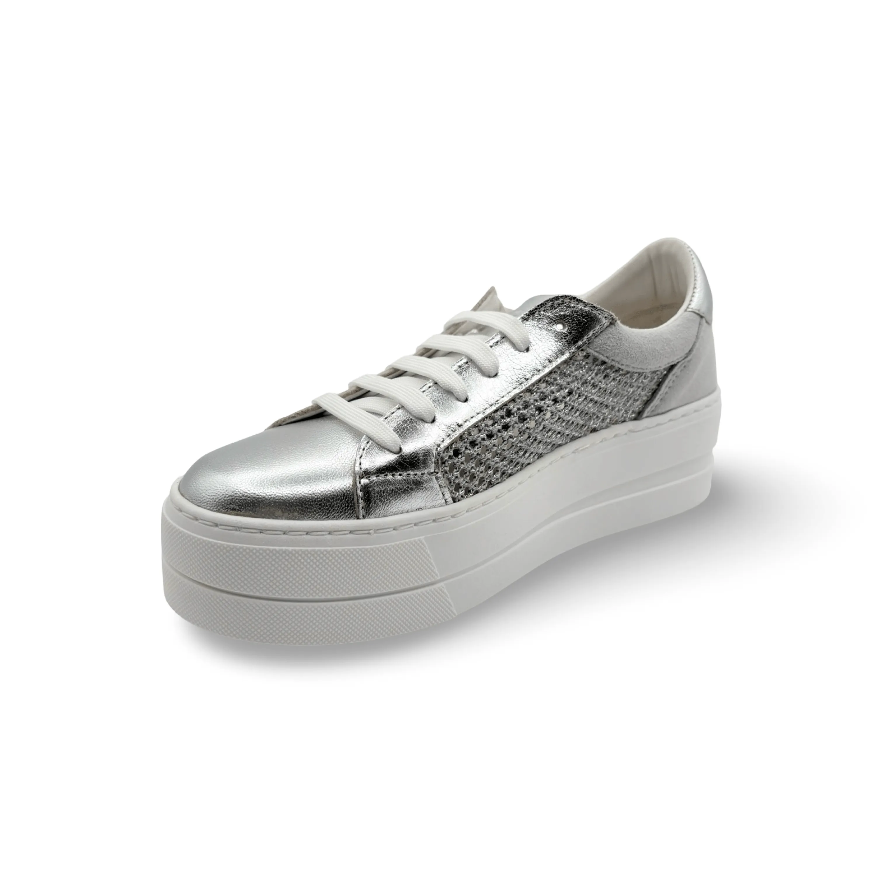 Marlo Silver Platform Trainer