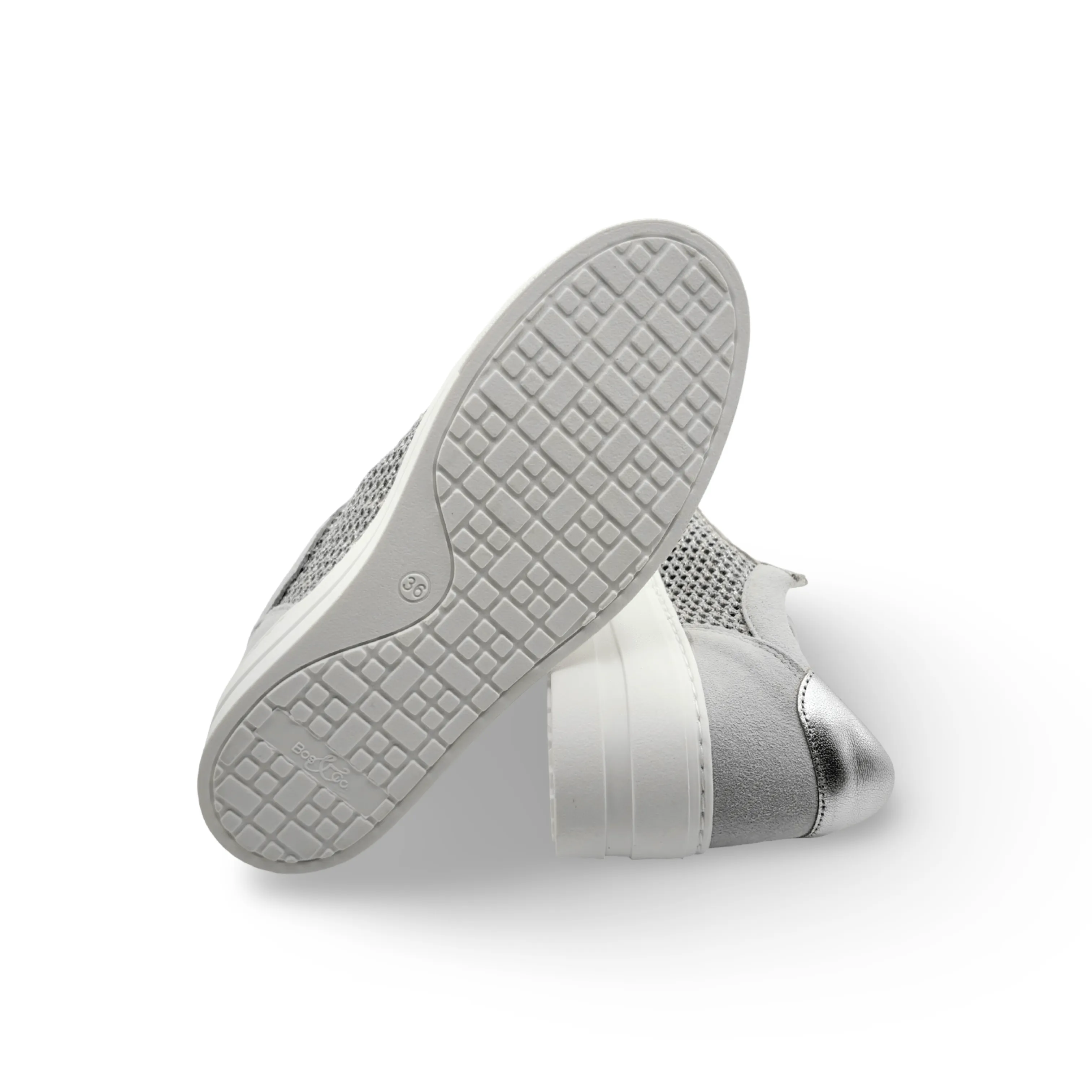 Marlo Silver Platform Trainer