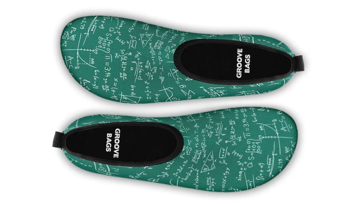 Math Formula Aqua Barefoot Shoes