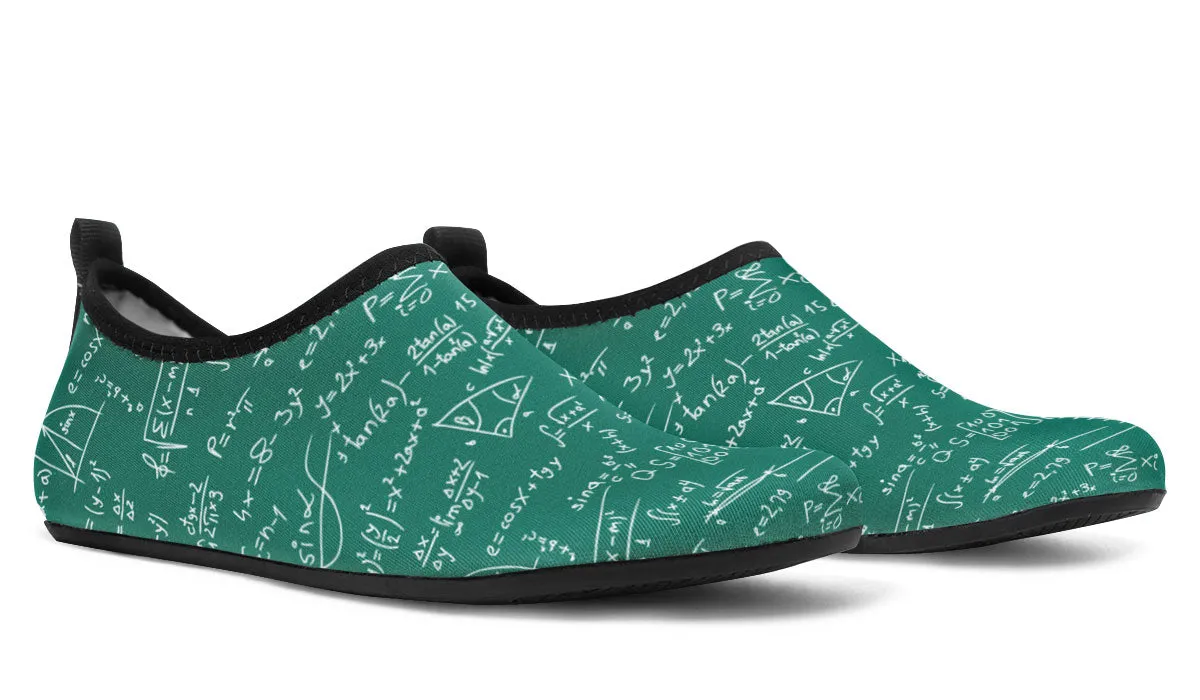 Math Formula Aqua Barefoot Shoes