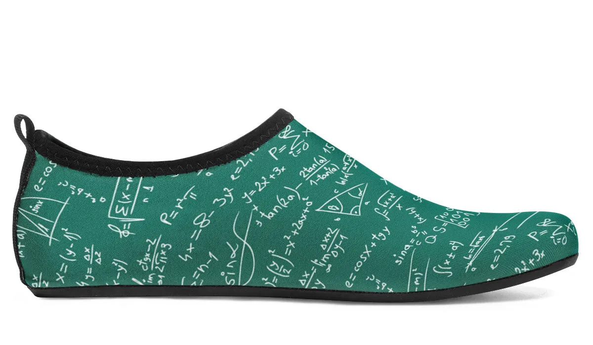 Math Formula Aqua Barefoot Shoes