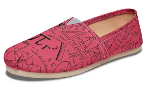 Math Red Casual Shoes