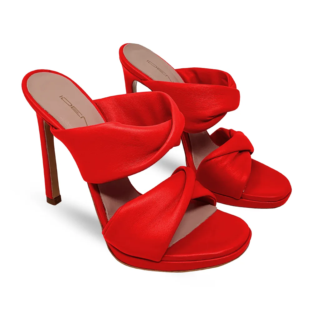 MATILDE LEATHER RED