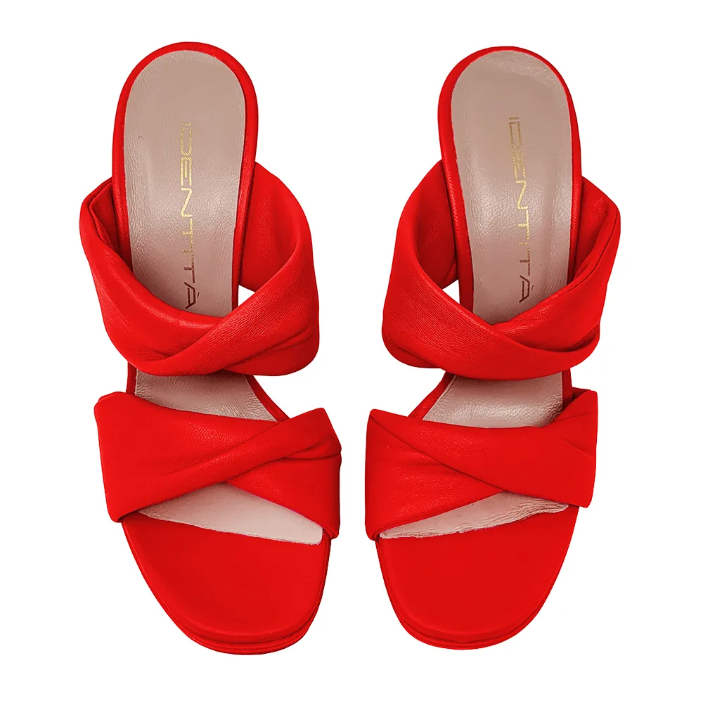 MATILDE LEATHER RED