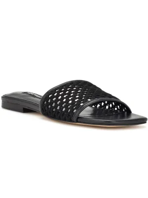 Mends Womens Woven Slip On Slide Sandals