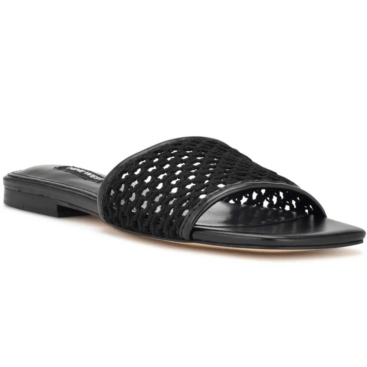 Mends Womens Woven Slip On Slide Sandals