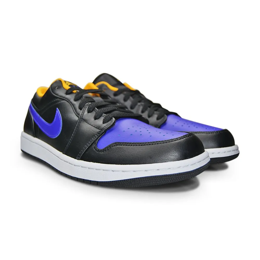 Mens Nike Air Jordan 1 Low "Dark Concord" - 553558 075- Black Dark Concord Taxi