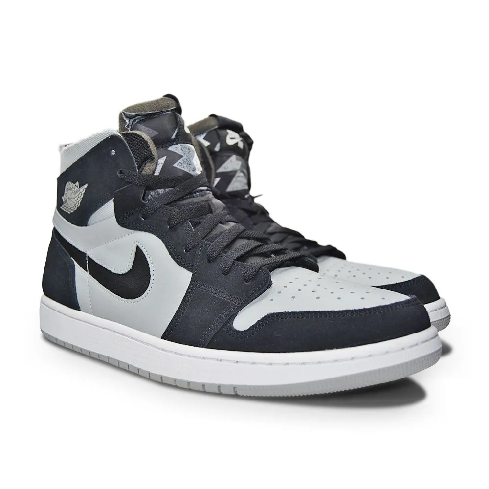 Men's Nike Air Jordan 1 Zoom Air CMFT - CT0978 001 - Black White LT Smoke Grey