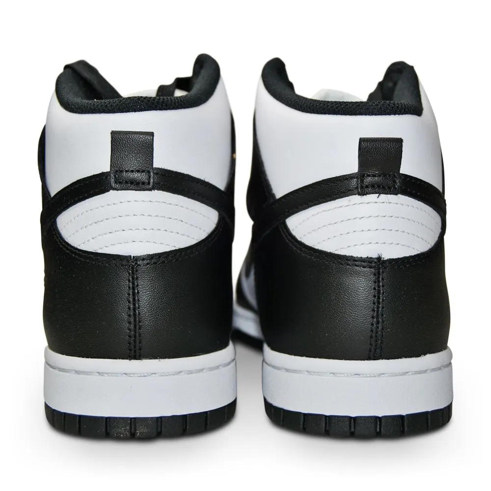Mens Nike Dunk High "Panda" Retro - DD1399 105 - White Black Total Orange