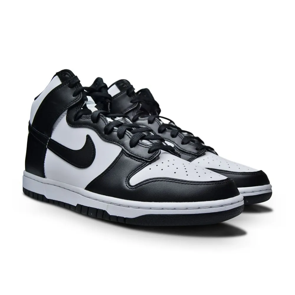 Mens Nike Dunk High "Panda" Retro - DD1399 105 - White Black Total Orange