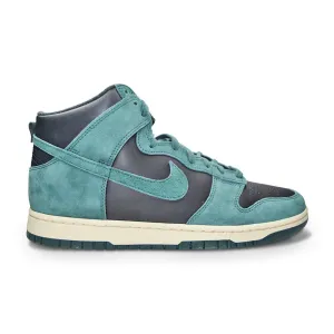 Mens Nike Dunk High Retro PRM - DQ7679 002 - Black Faded Spruce Black
